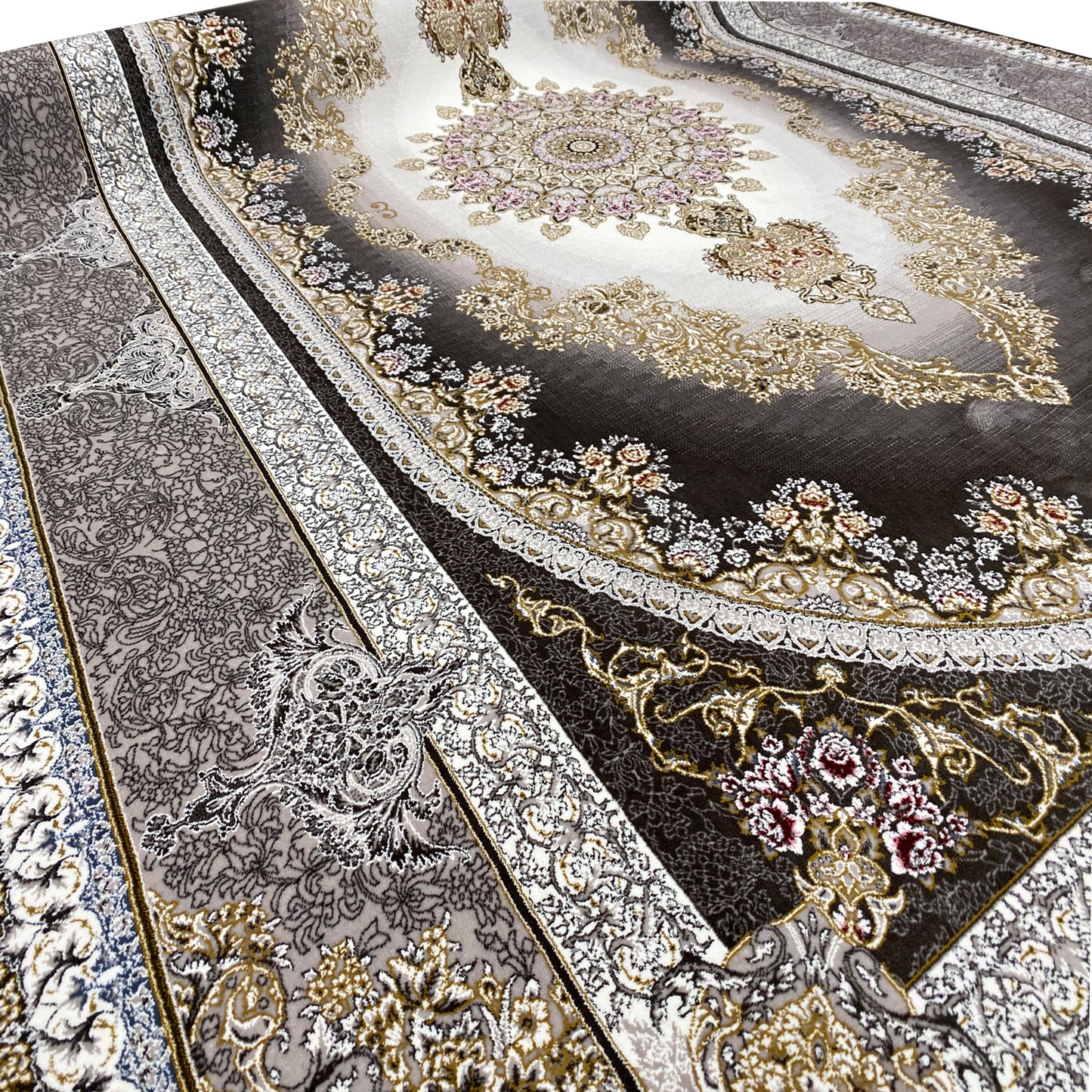 Smoke gray carpet 170x240cm