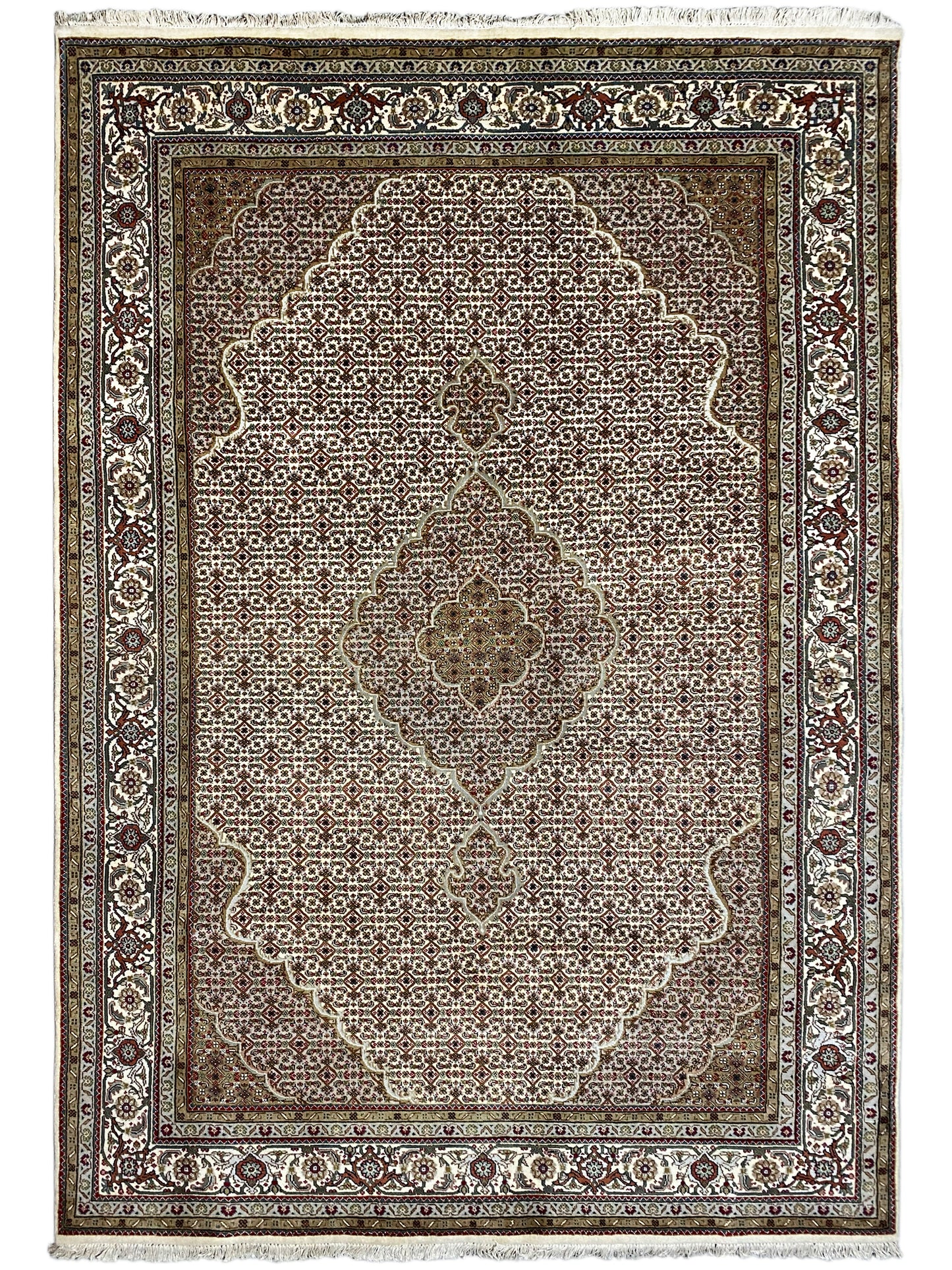 Indo Tabriz Carpet - 1819415 (302x200 cm)