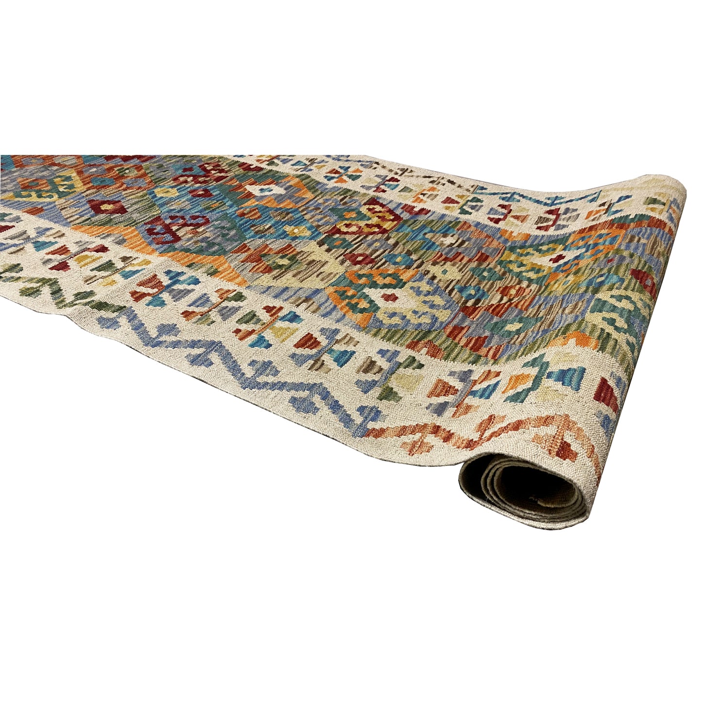 Kelim Runner Afghan 386x87cm