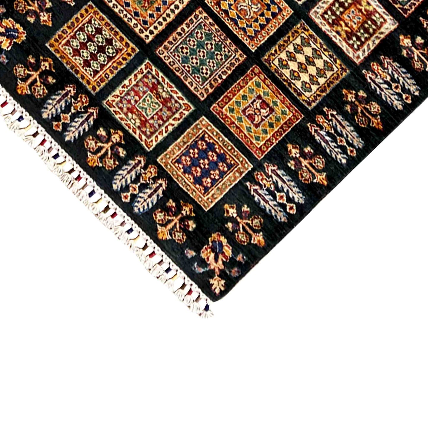 Khorjin Läufer Teppich – Handgewebter Tribal-Wollteppich, 246x85 cm - German Carpet Shop