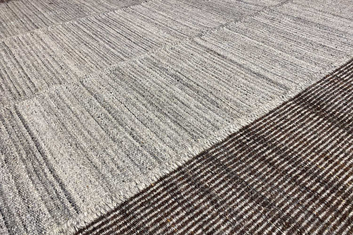 Moderne Kelim - Dhurrie - (246x154 cm) - German Carpet Shop