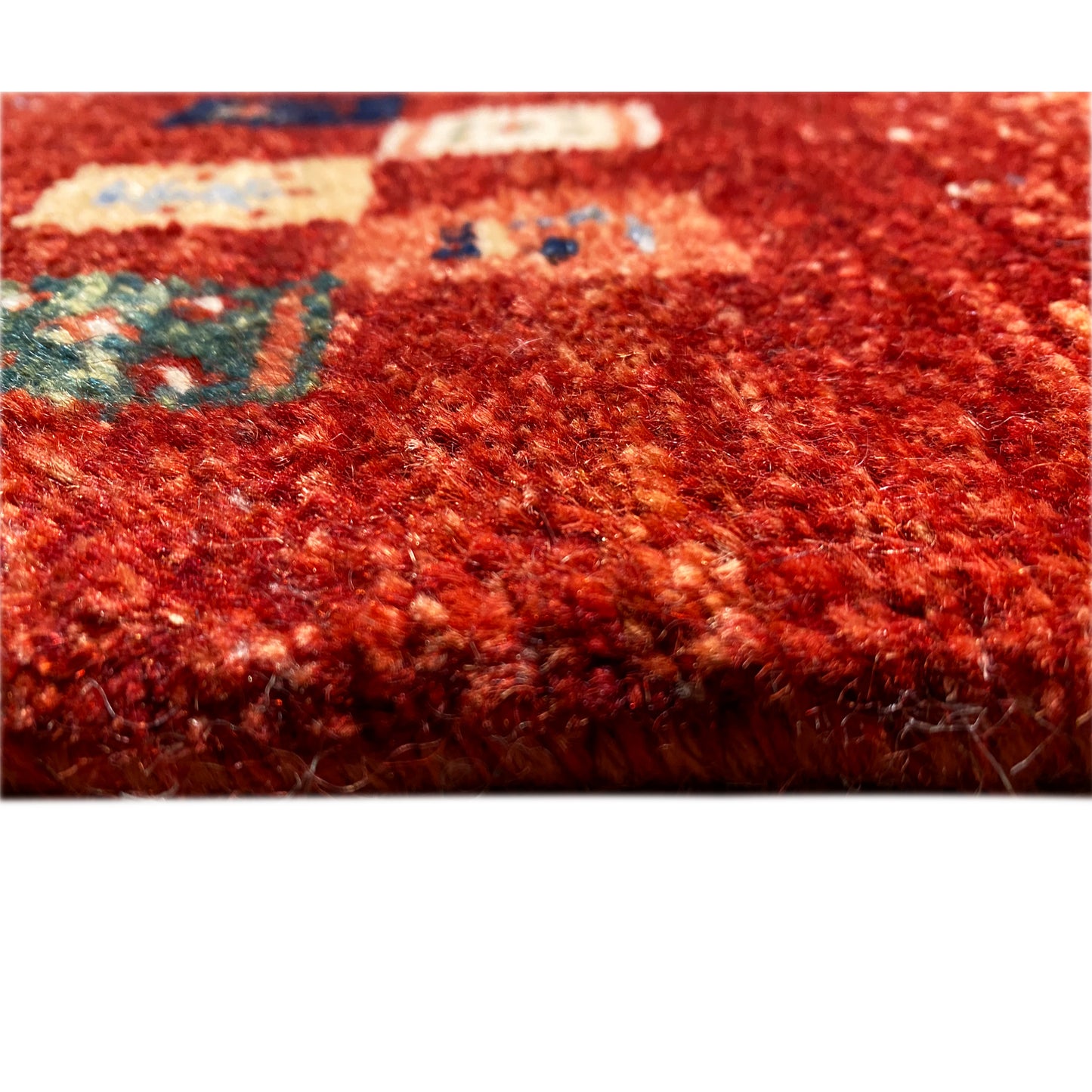 Persischer Gabbeh Teppich Rot