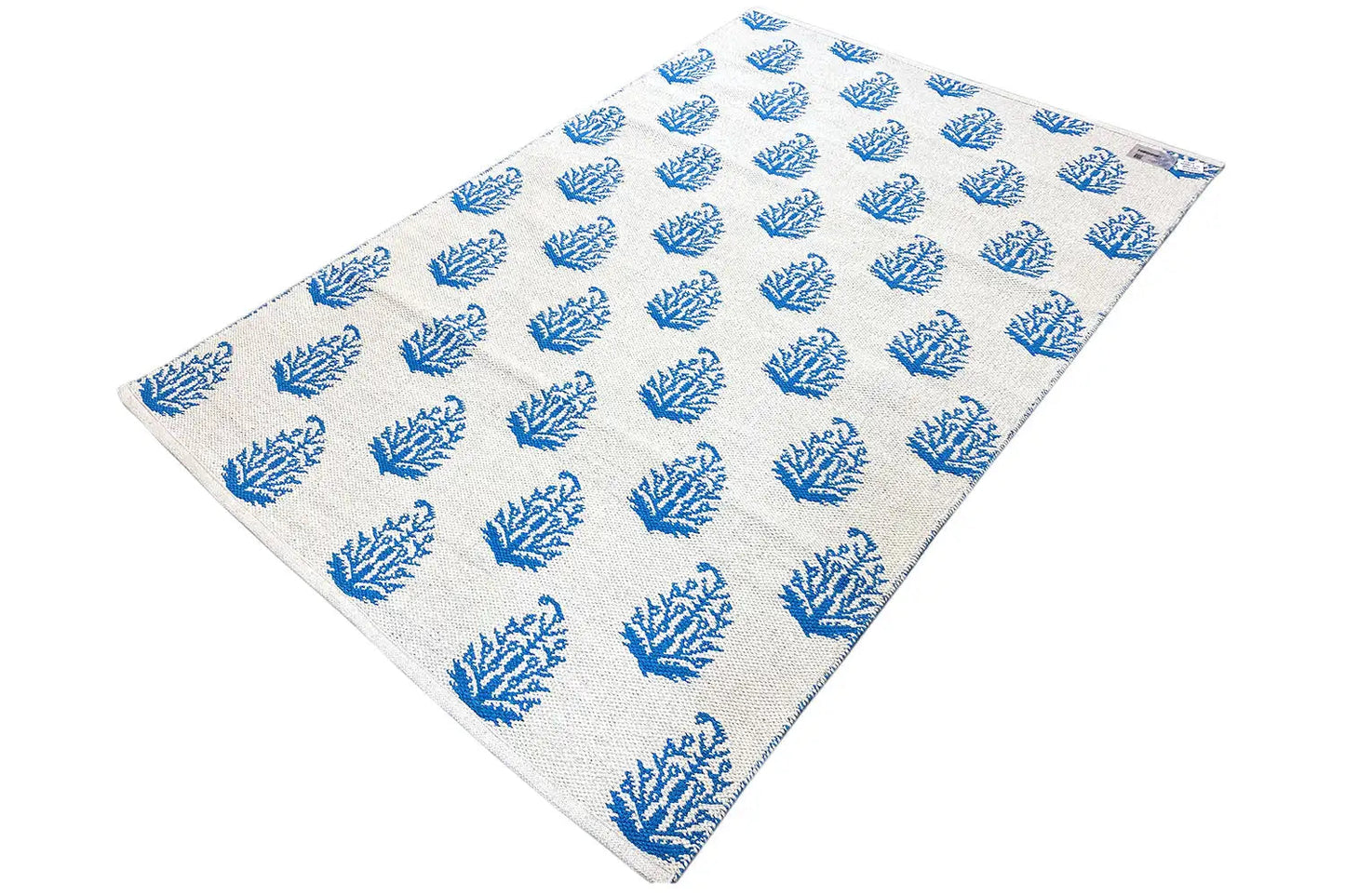 Moderne Kelim - Samak 06 Blue - German Carpet Shop