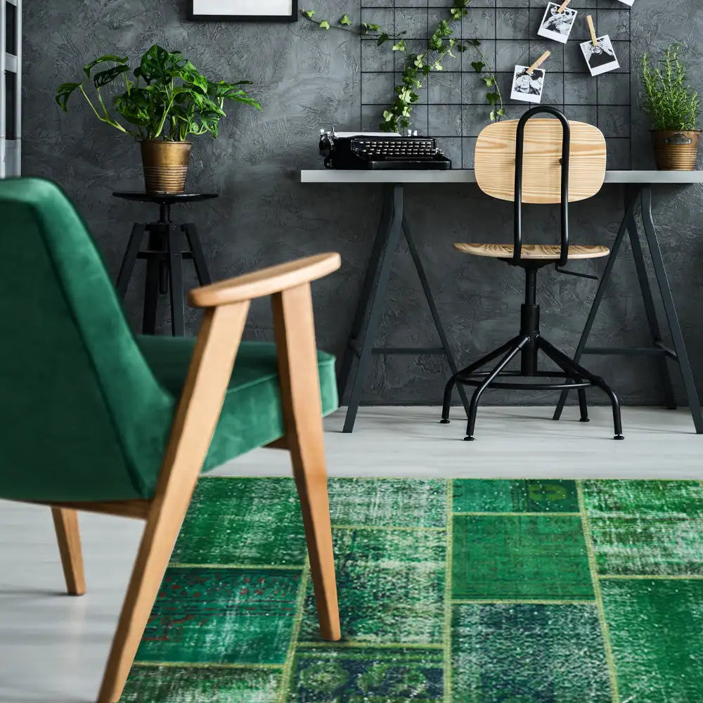 Patchwork Teppiche - 621 (261x182 cm) - German Carpet Shop