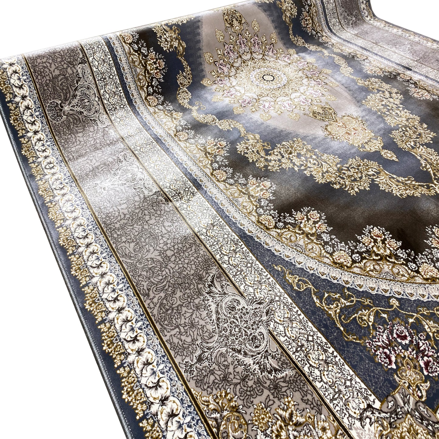 Metallic Navy Carpet 170x240cm