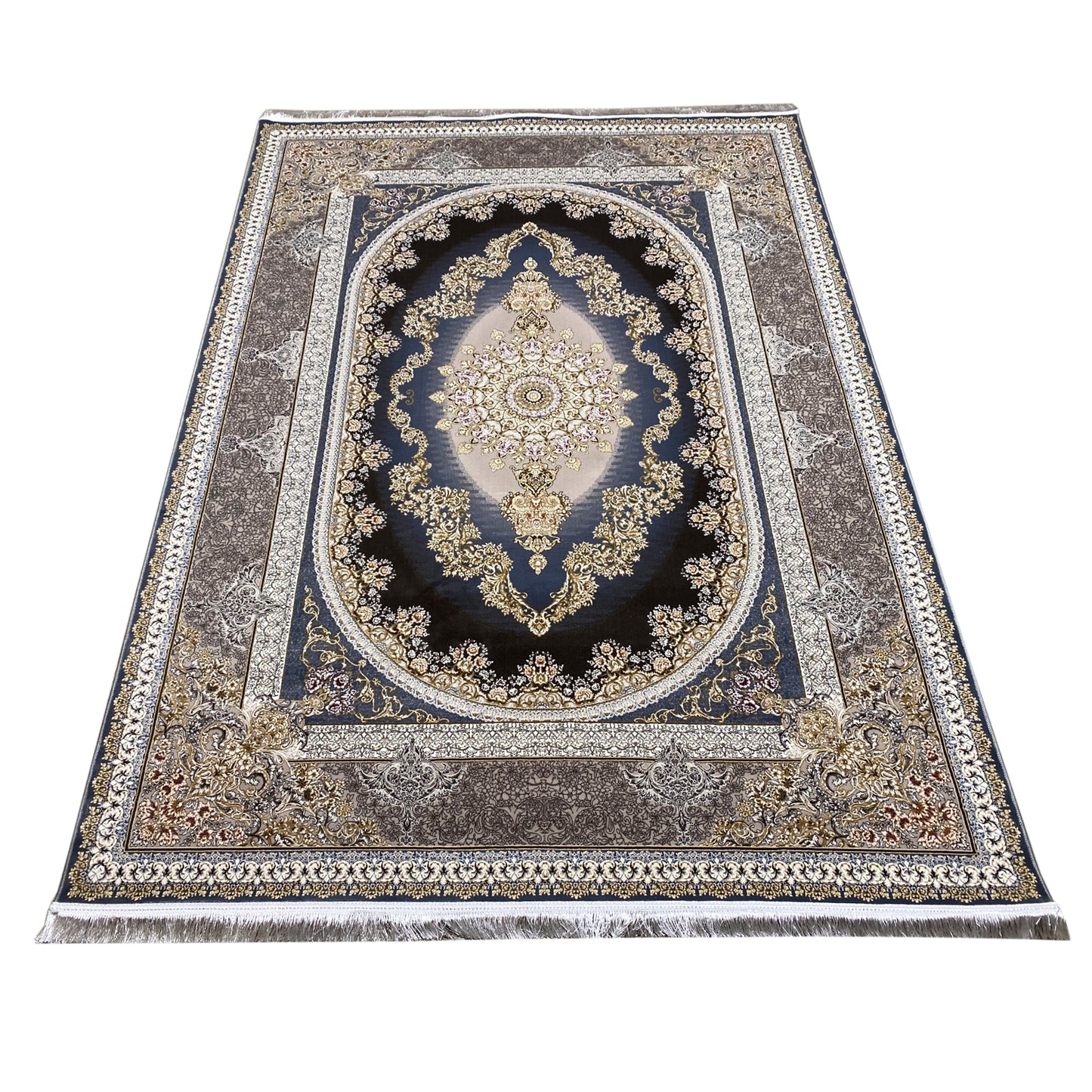 Metallic Navy Carpet 170x240cm