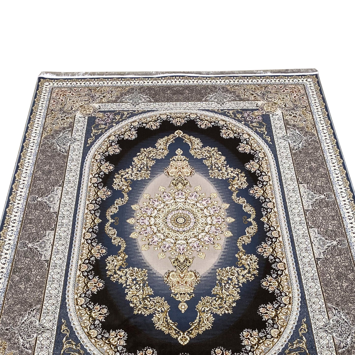 Metallic Navy Carpet 170x240cm