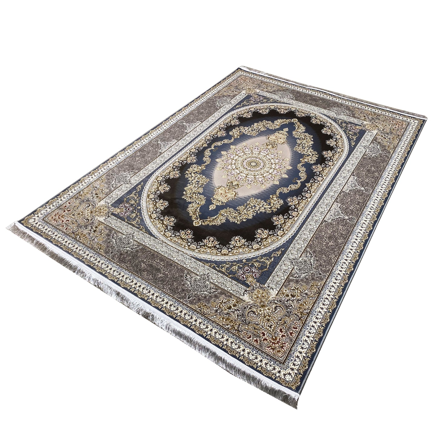 Metallic Navy Carpet 170x240cm