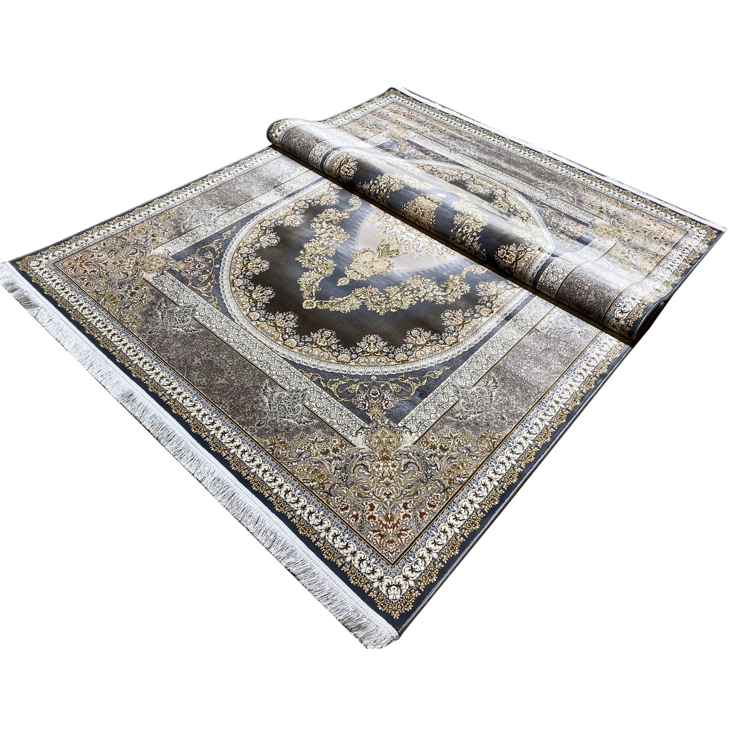 Metallic Navy Carpet 170x240cm