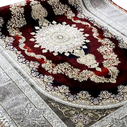 Red-Silver Carpet 170x240cm