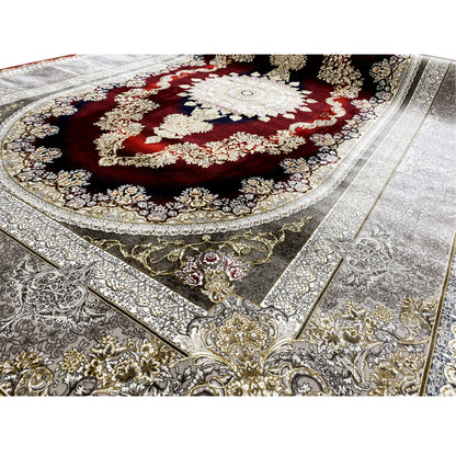 Red-Silver Carpet 170x240cm