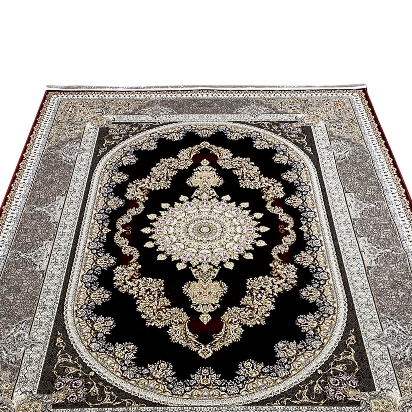 Red-Silver Carpet 170x240cm