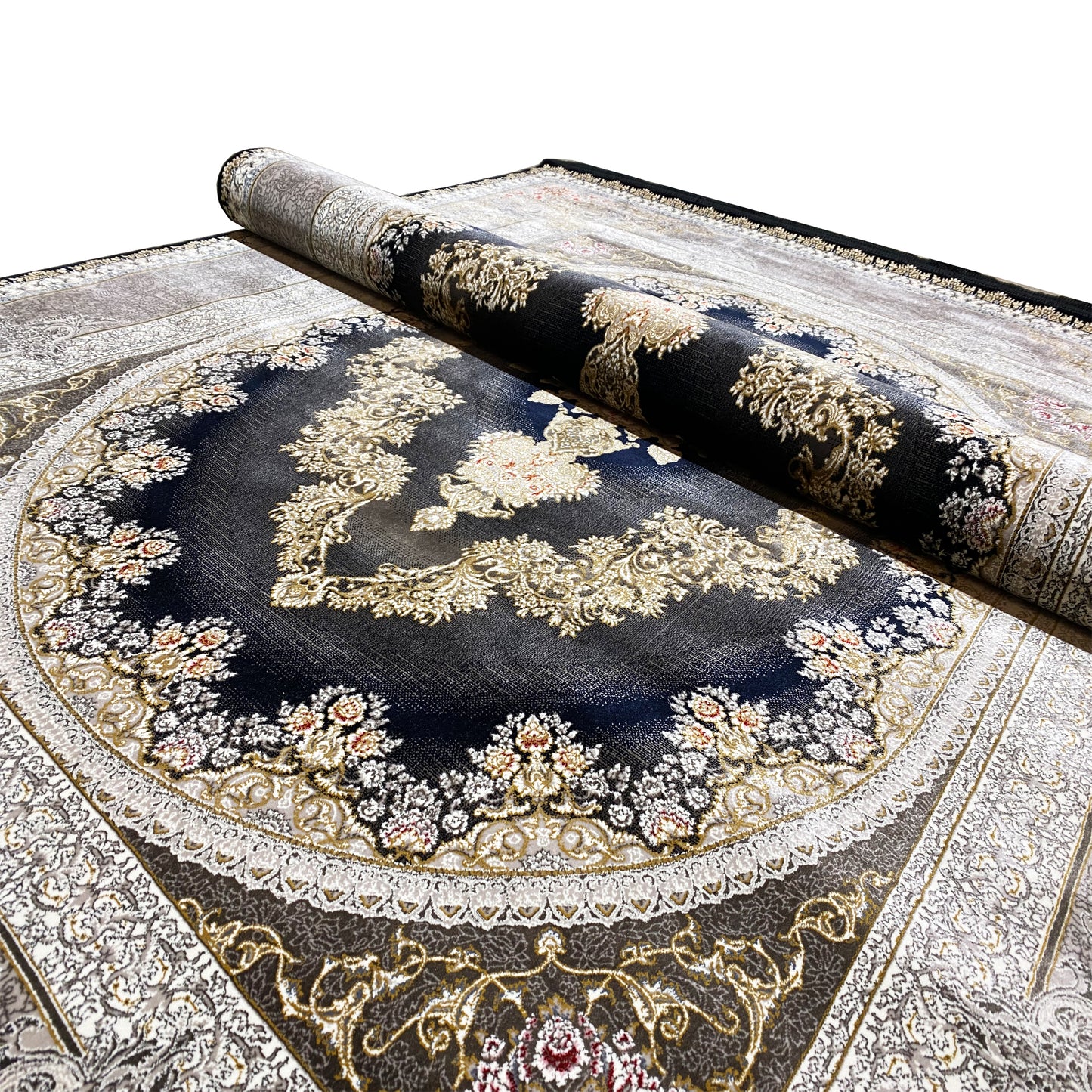 Marine blue carpet 170x240cm