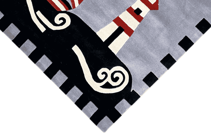 Leinen los! Handgetufteter Kinder-Segelboot-Teppich, 170x240cm (5.6x7.9 ft) - German Carpet Shop