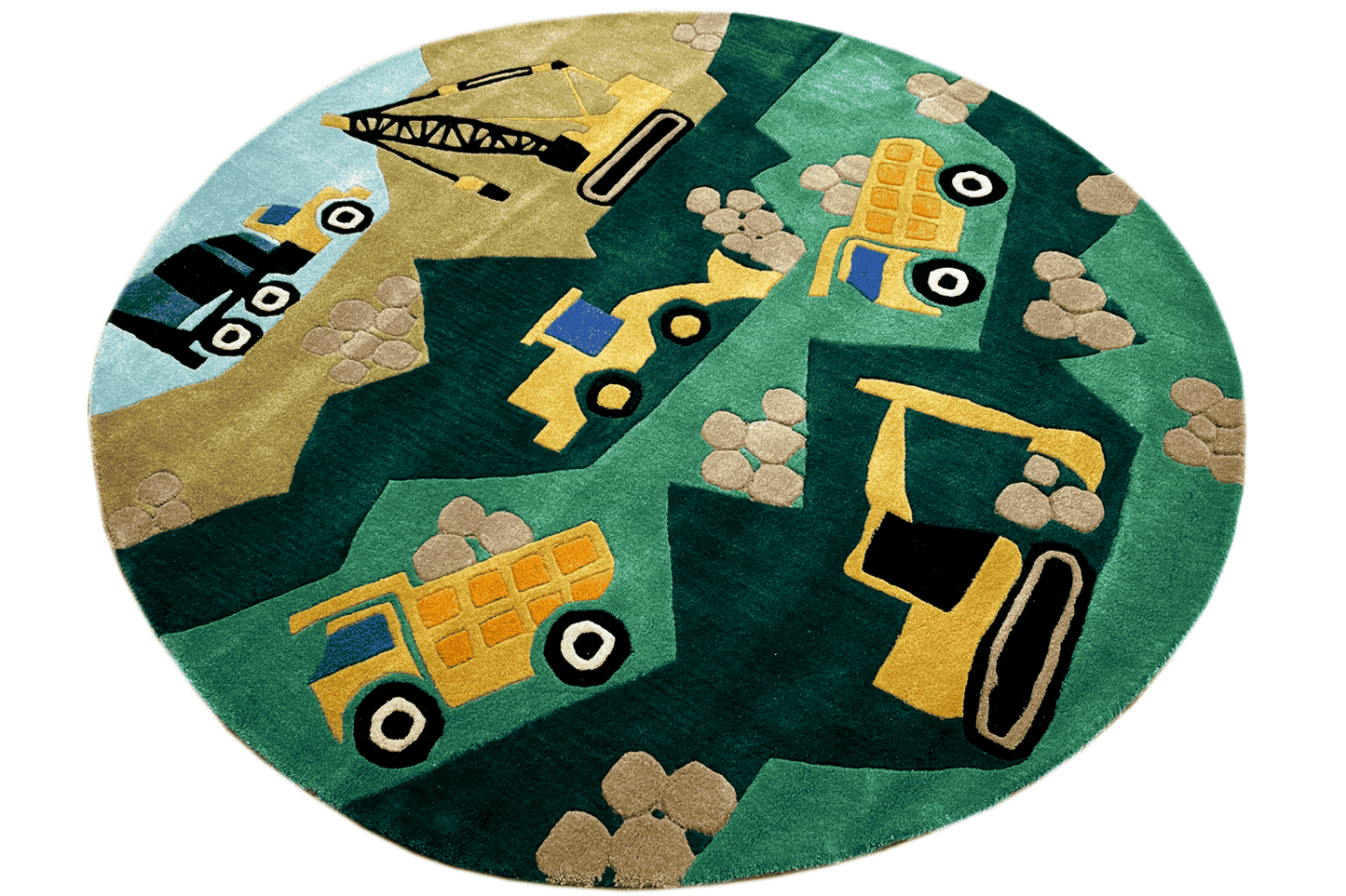 Kinder-Bagger Teppich, 150x150cm - German Carpet Shop