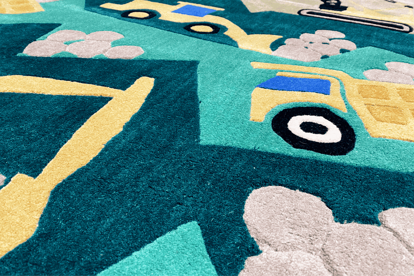 Kinder-Bagger Teppich, 150x150cm - German Carpet Shop