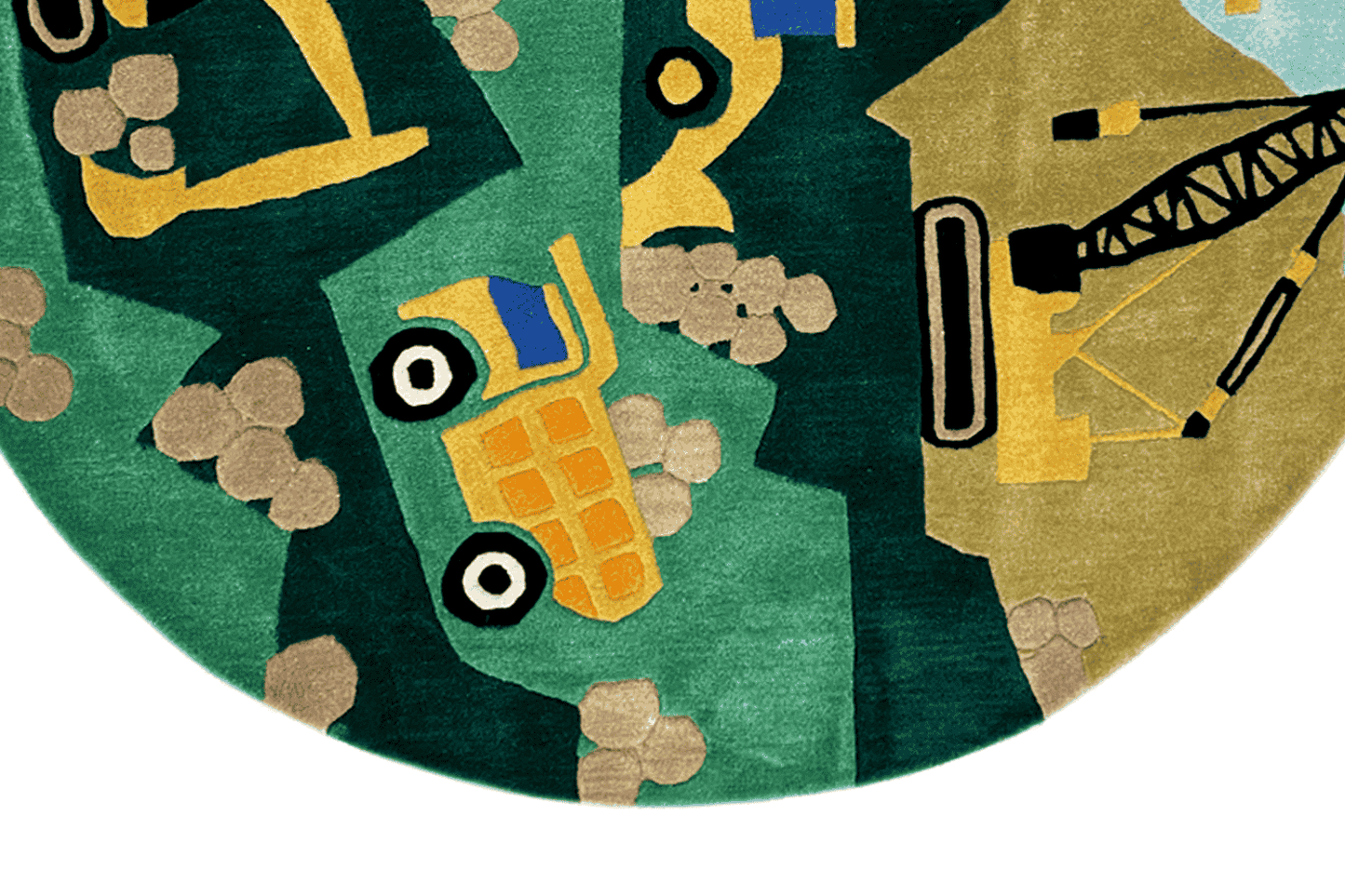 Kinder-Bagger Teppich, 150x150cm - German Carpet Shop