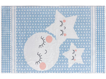 Children's Rug "Star World", blue, 160x230 cm