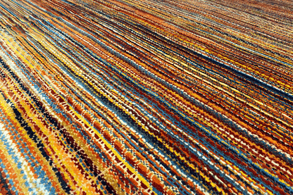 Gabbeh Luri Bohemian Multicolor Handgeknüpfter Teppich - 294x189 cm (9.6x6.2 ft) - 100% Wolle - German Carpet Shop