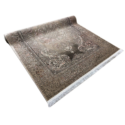 Silver-Maroon Carpet 170x240cm