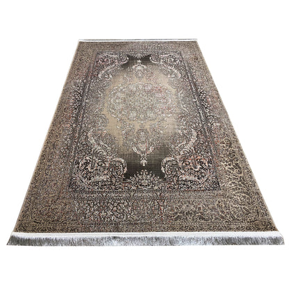 Silver-Maroon Carpet 170x240cm