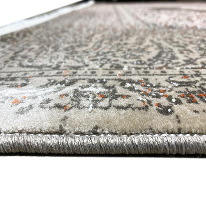 Silver-Maroon Carpet 170x240cm