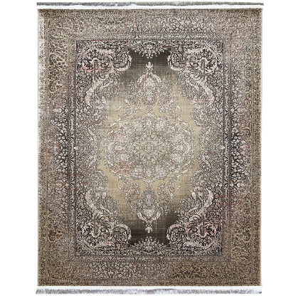 Silver-Maroon Carpet 170x240cm