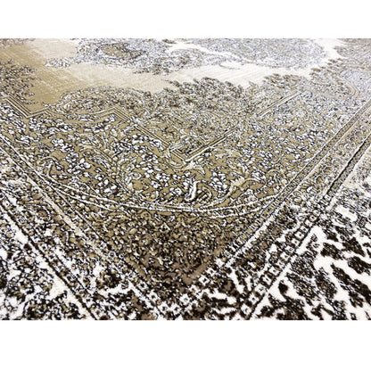 Cream-Silver Carpet 170x240cm