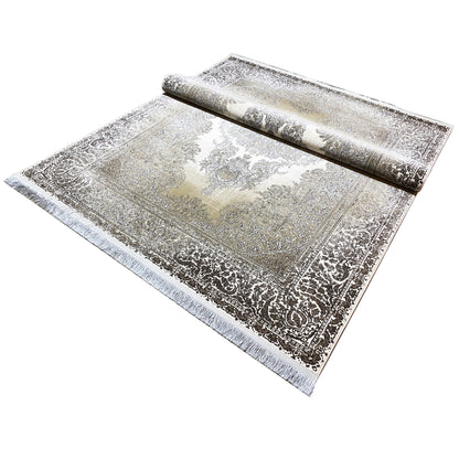 Cream-Silver Carpet 170x240cm