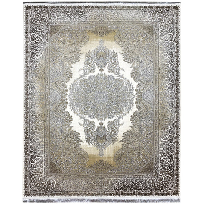 Cream-Silver Carpet 170x240cm