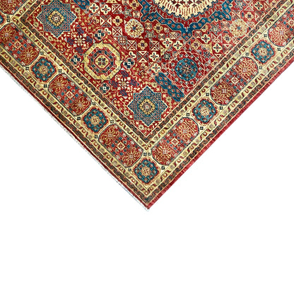 Roter Mamluk Teppich, 236x172 cm - German Carpet Shop