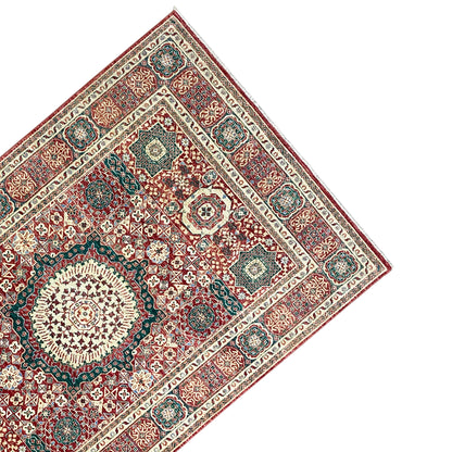 Roter Mamluk Teppich 246x161 cm - German Carpet Shop