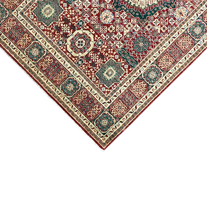 Roter Mamluk Teppich 246x161 cm - German Carpet Shop