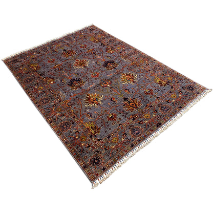 Khorjin Teppich Grau 204x153 cm - German Carpet Shop