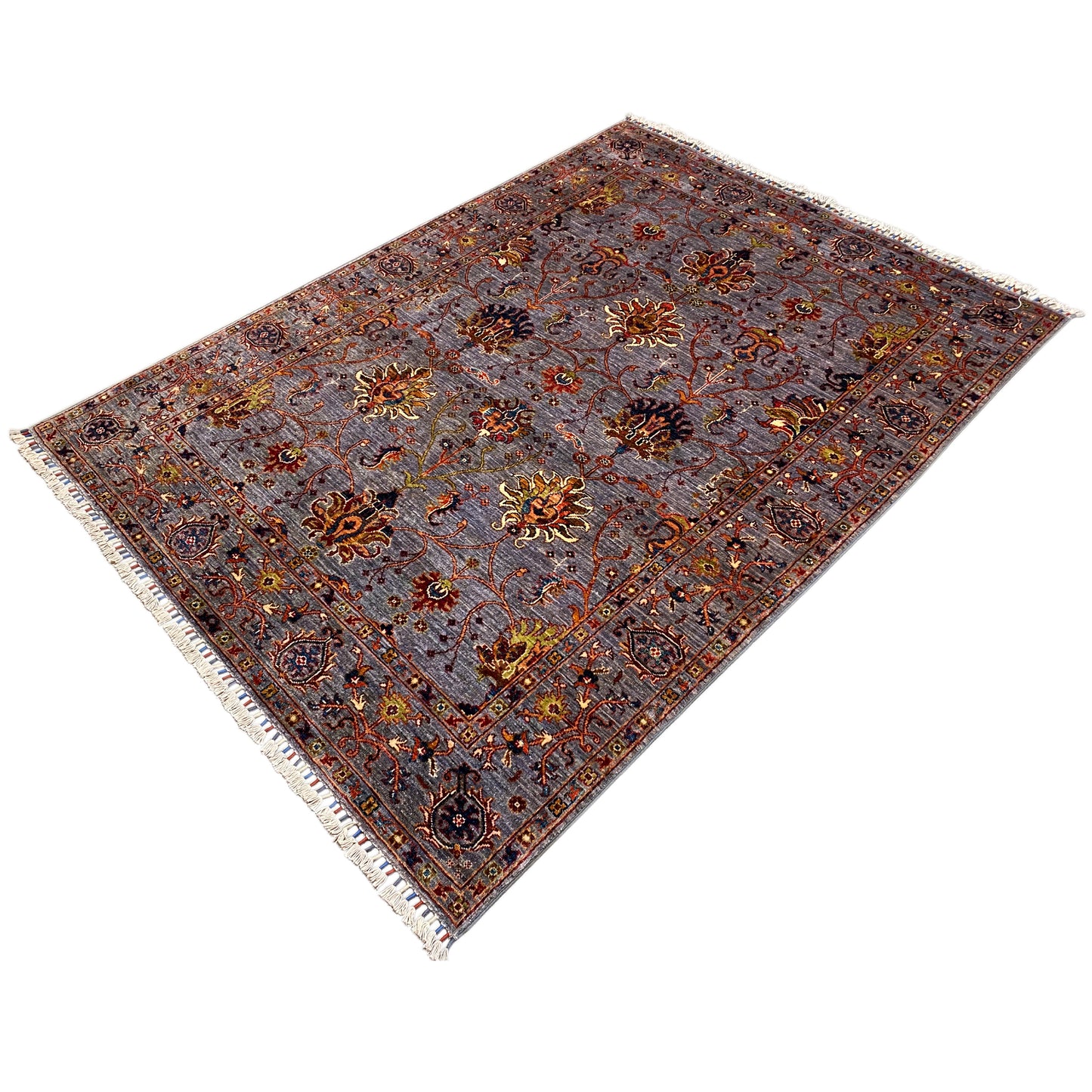 Khorjin Teppich Grau 204x153 cm - German Carpet Shop
