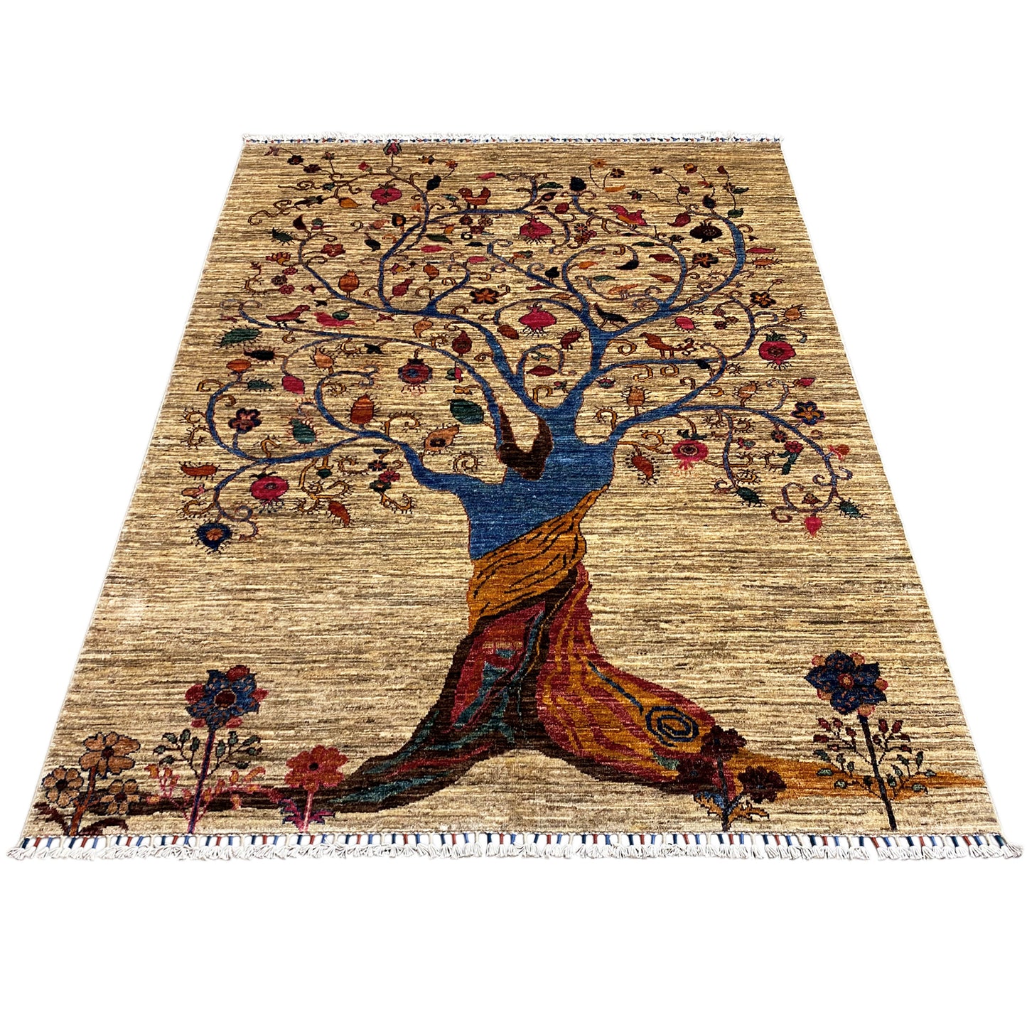 Khorjin Teppich Beige 203x156 cm - German Carpet Shop