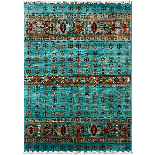 Khorjin Teppich Türkis 206x157 cm - German Carpet Shop