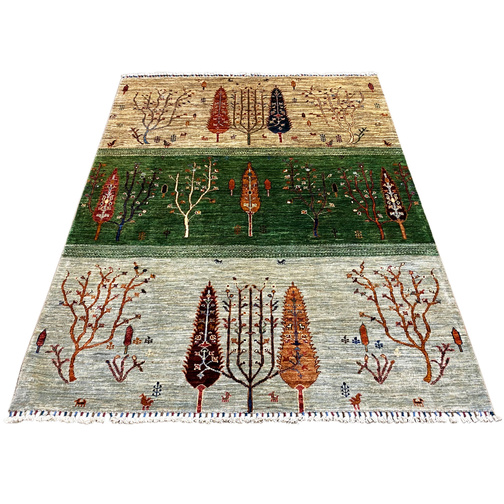 Bunter Khorjin Teppich 201x157 cm - German Carpet Shop