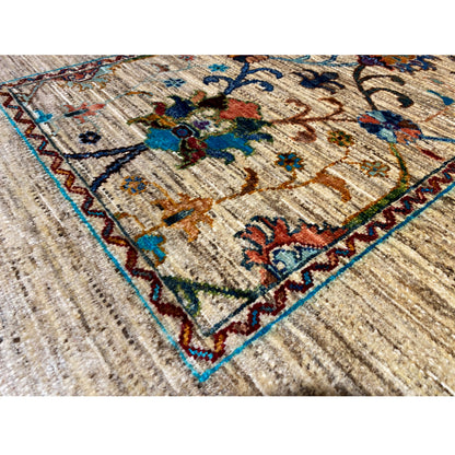 Beiger Khorjin Teppich 126x85 cm - German Carpet Shop