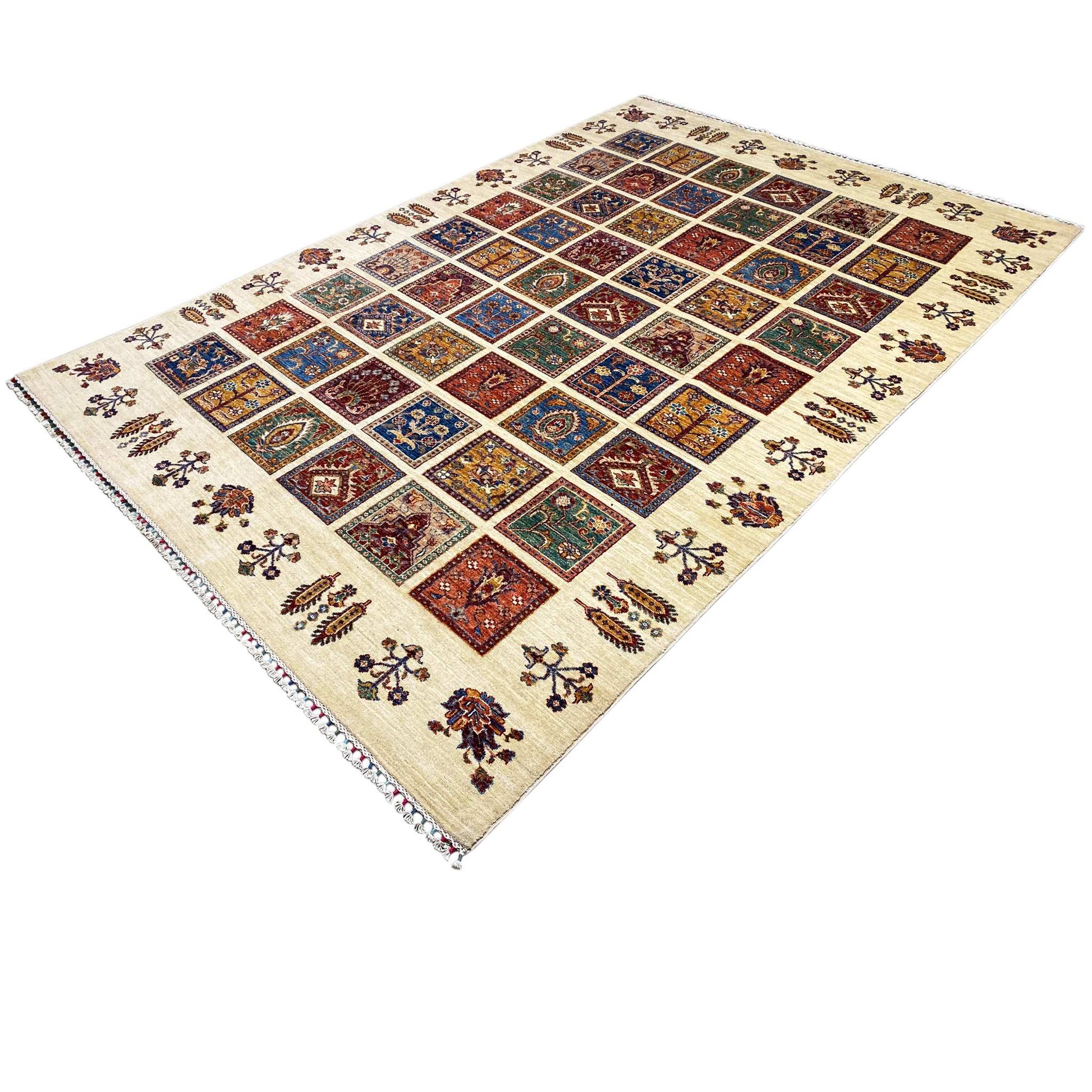 Handgeknüpfter Ziegler Khorjin Wollteppich, 306x213 cm - German Carpet Shop