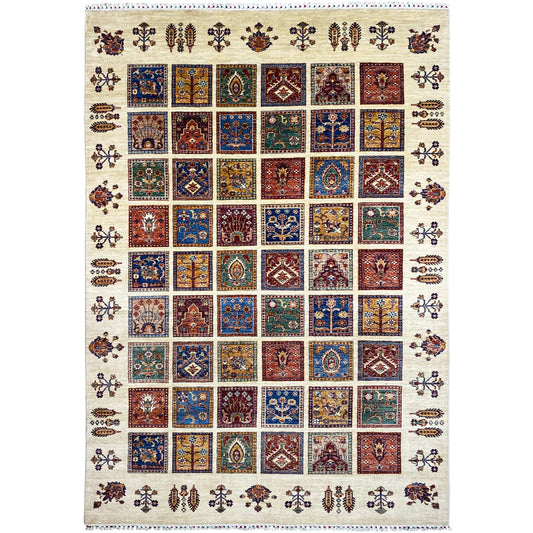 Handgeknüpfter Ziegler Khorjin Wollteppich, 306x213 cm - German Carpet Shop