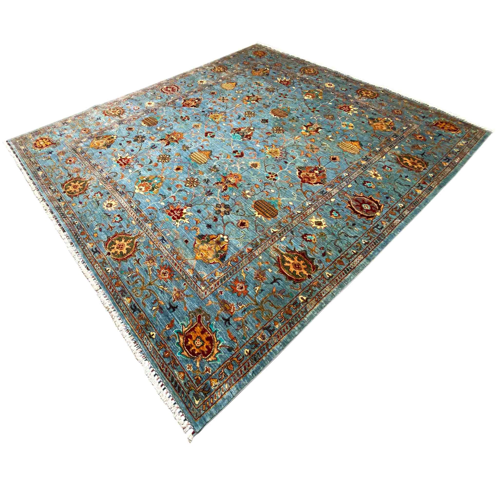 Afghanischer Ziegler Khorjin Teppich, 307x263cm - German Carpet Shop