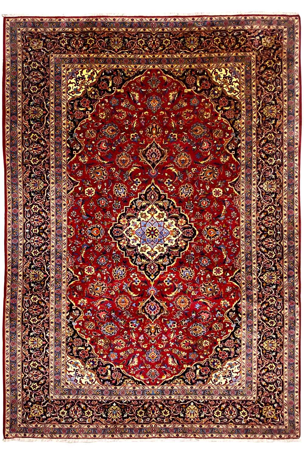 Keshan - Rot (359x248 cm) - German Carpet Shop