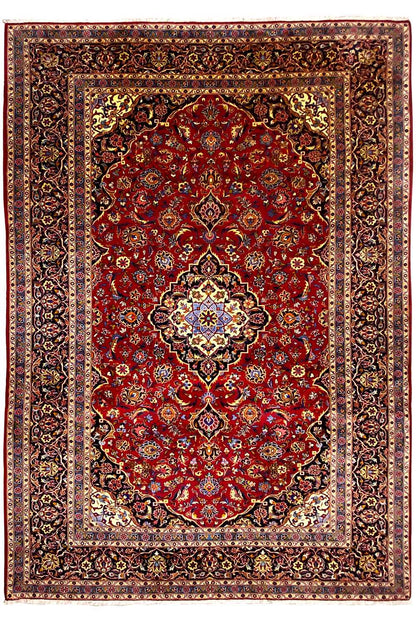 Keshan - Rot (359x248 cm) - German Carpet Shop
