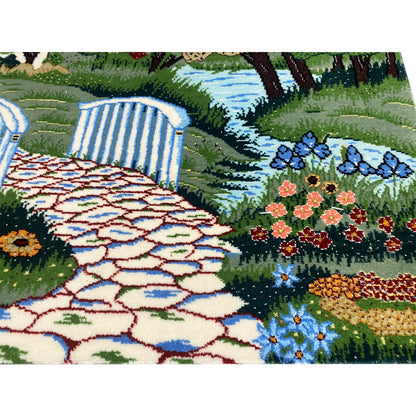 Picture carpet 85x54cm