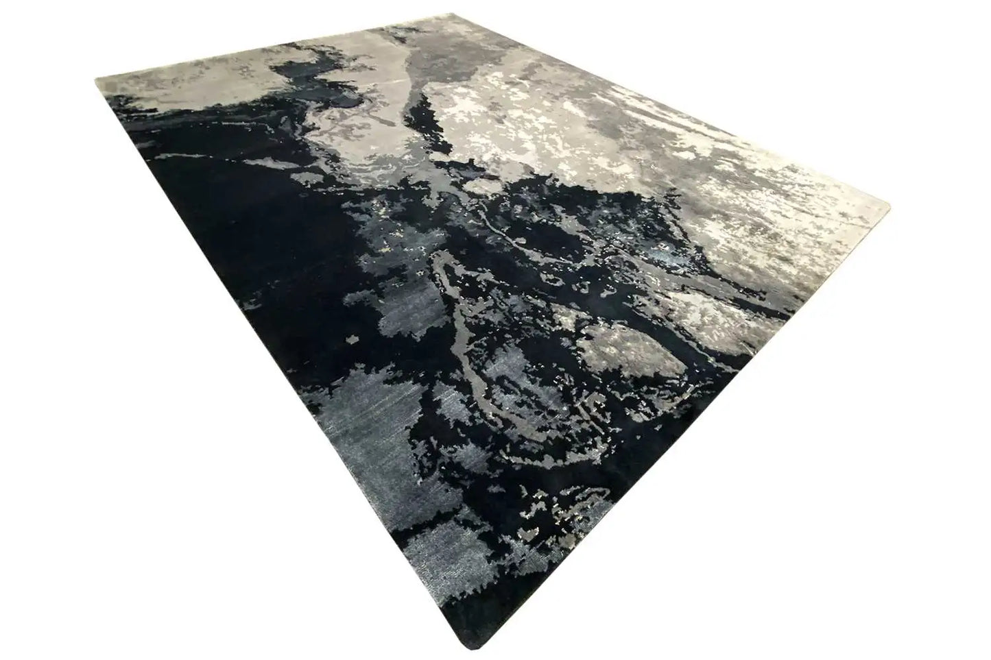 Designer Rug by Pascal Walter - Stormy Sea (313x251 cm) - German Carpet Shop
