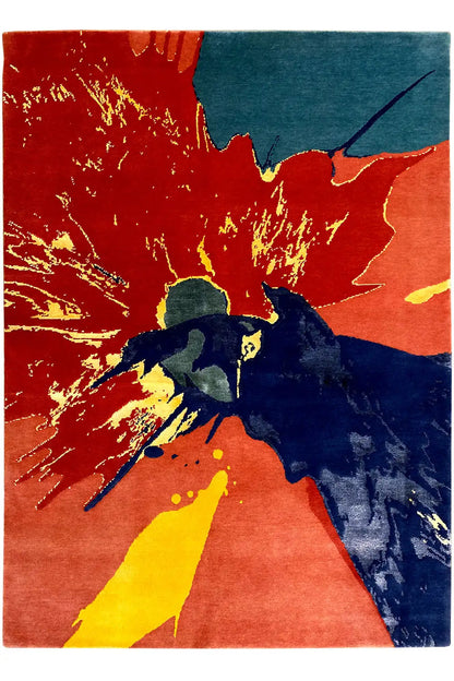 Designer Rug by Pascal Walter - Splash (209x152 cm) - German Carpet Shop