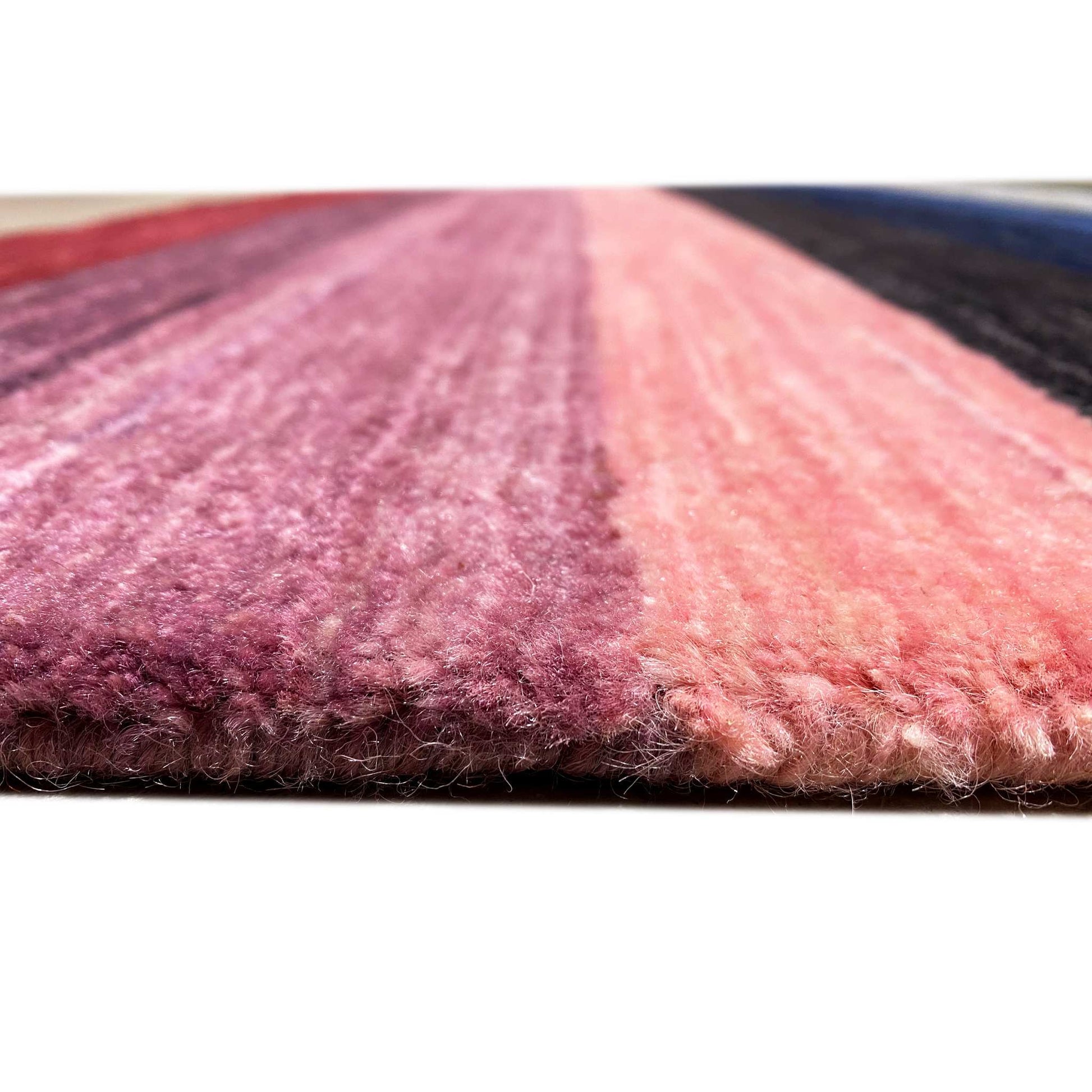 Regenbogen Gabbeh Teppich - 241x169 cm - German Carpet Shop