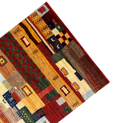 Handgeknüpfter Gabbeh Teppich 297x206 cm - German Carpet Shop