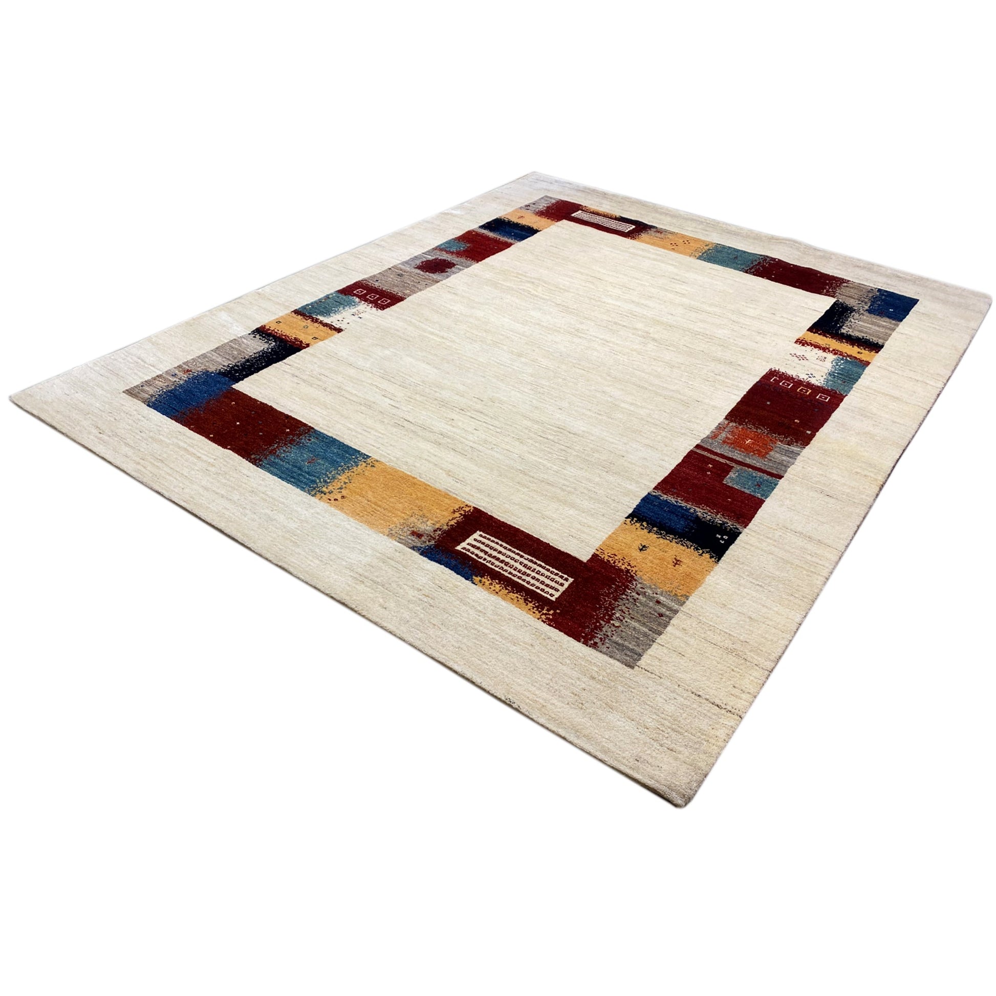 Handgeknüpfter Gabbeh Teppich 243x301 cm - German Carpet Shop